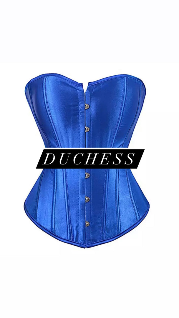 Blue corset