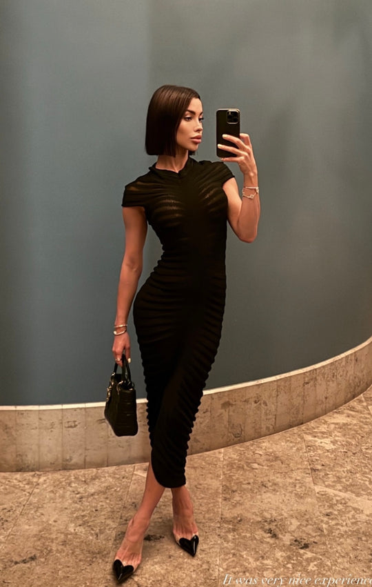 Aya black dress
